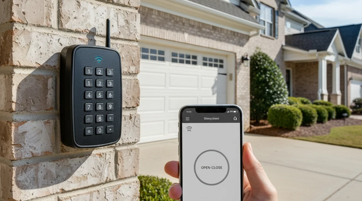 Garage door keypad and smart opener comparison