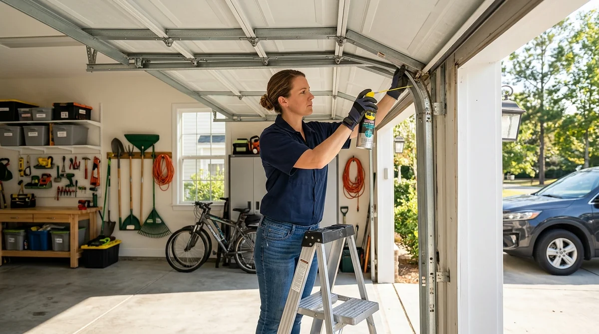 Garage door maintenance and lubrication in Cameron SC